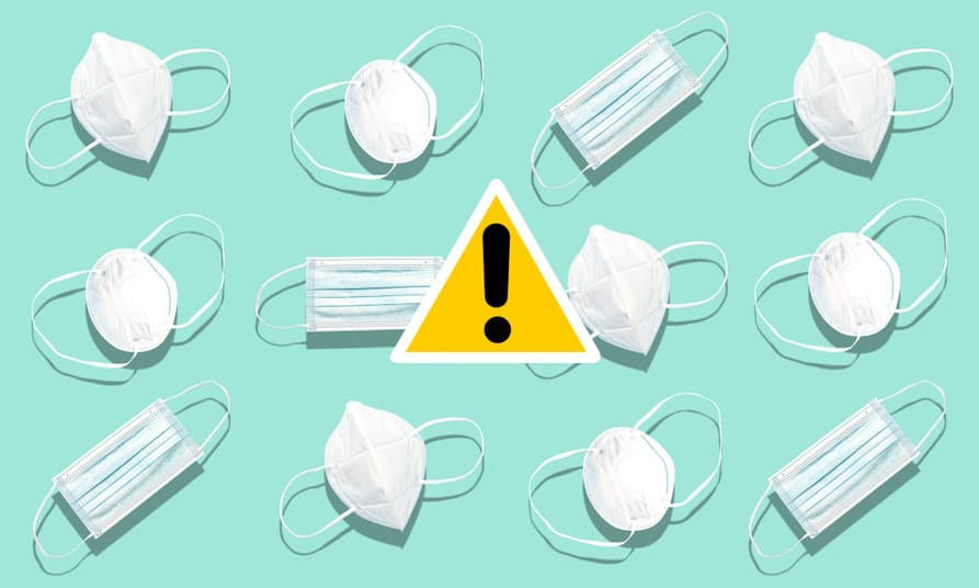 HSE update: ear loop respirators/masks do not provide protection as tight fitting RPE