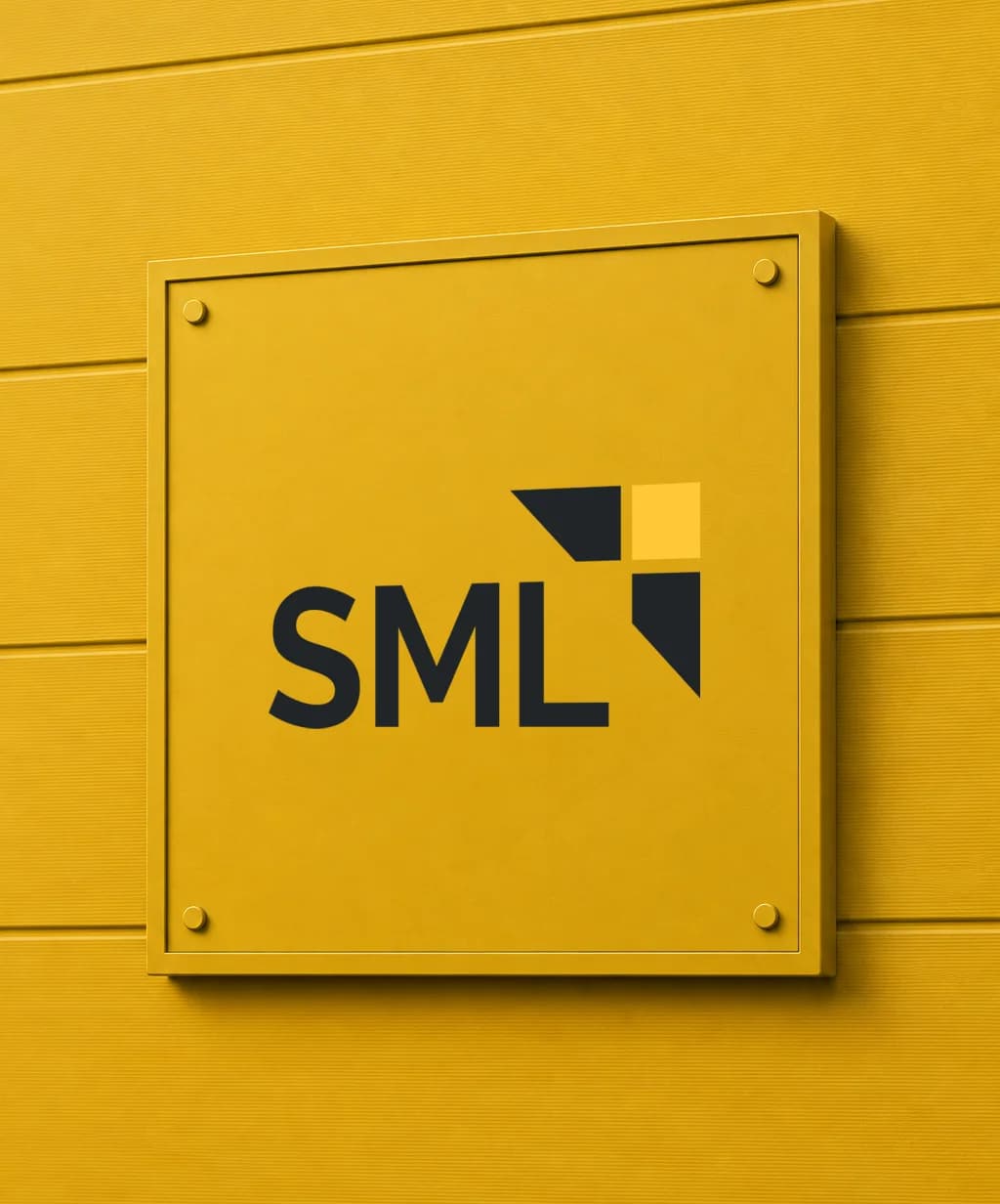 Abstract SML brand artwork